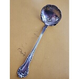 Tudor Sauce Ladle Rose Bowl Lunt Sterling Silver 1900